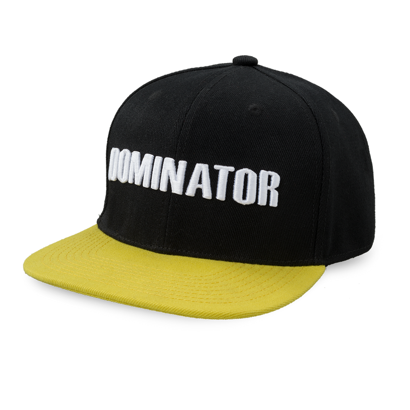 Dominator Yellow visor snapback