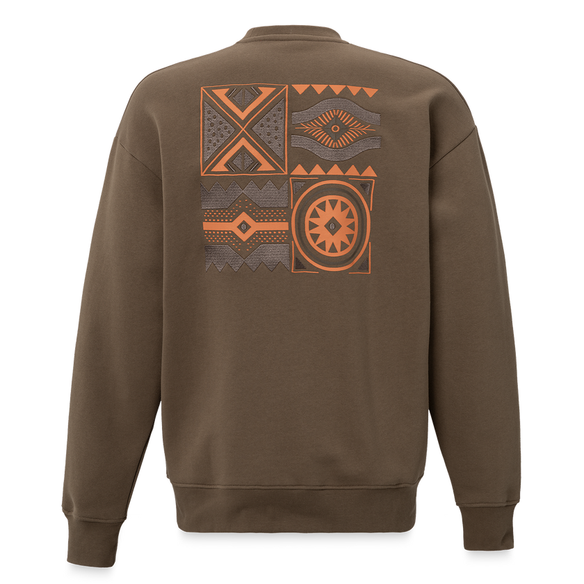 Defqon.1 Mocha Oversized Crewneck-Q-dance Store - Hardstyle merchandise