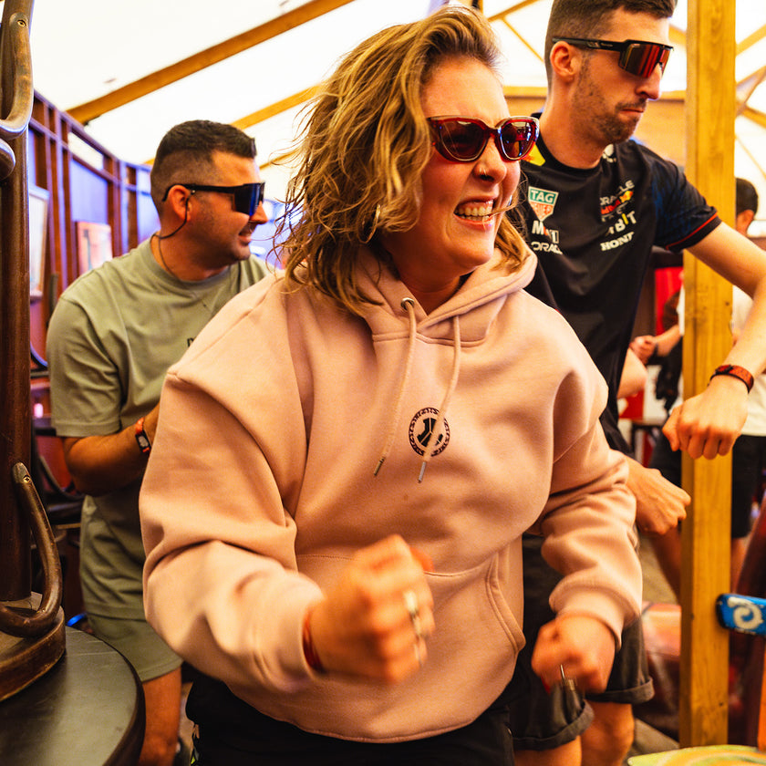 Defqon.1 Dusty Mauve Boyfriend Hoodie