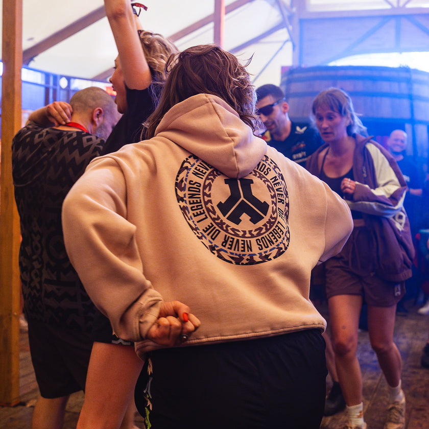 Defqon.1 Dusty Mauve Boyfriend Hoodie