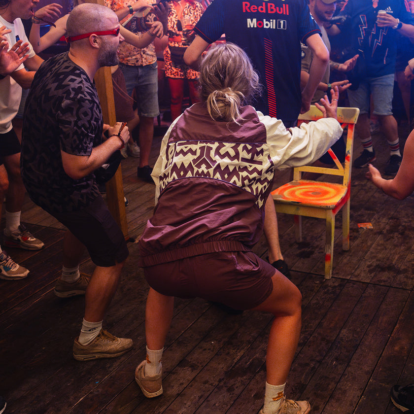 Defqon.1 Aubergine oversized Track jacket