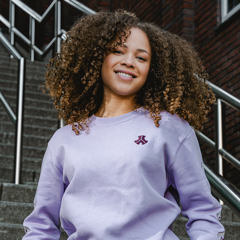 Defqon.1 Lilac Boyfriend Crewneck-Q-dance Store - Hardstyle merchandise