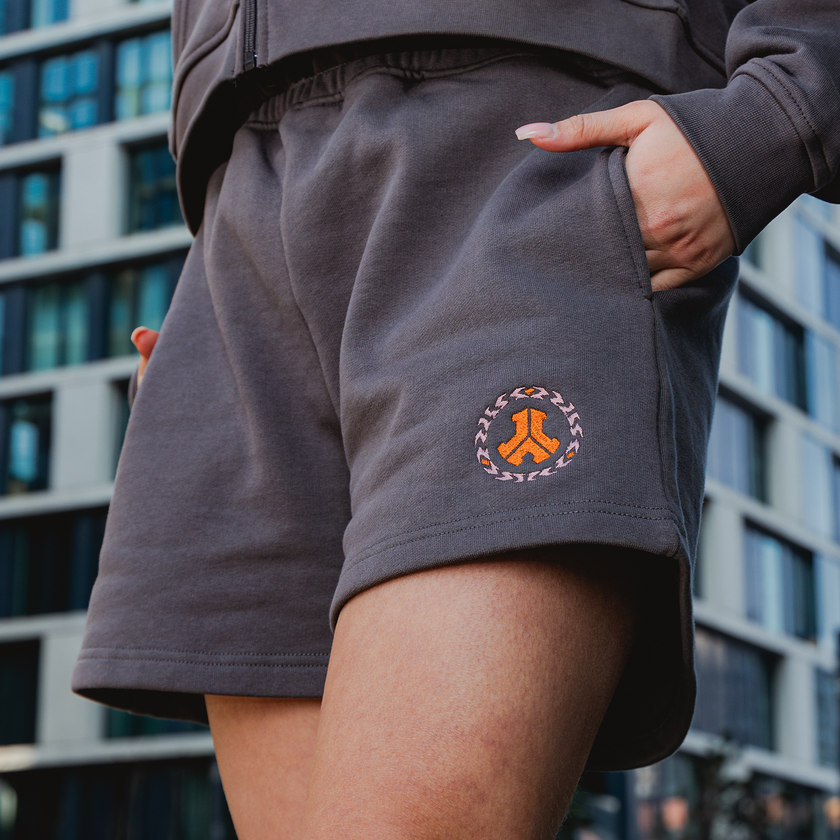 Defqon.1 Mole grey Jogging shorts-Q-dance Store - Hardstyle merchandise