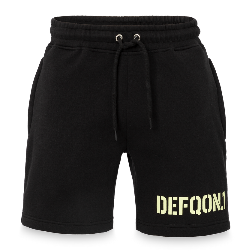 Defqon.1 Black jogging shorts-Q-dance Store - Hardstyle merchandise