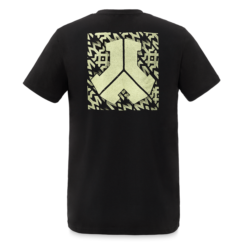 Defqon.1 Lime black Loose T-shirt-Q-dance Store - Hardstyle merchandise