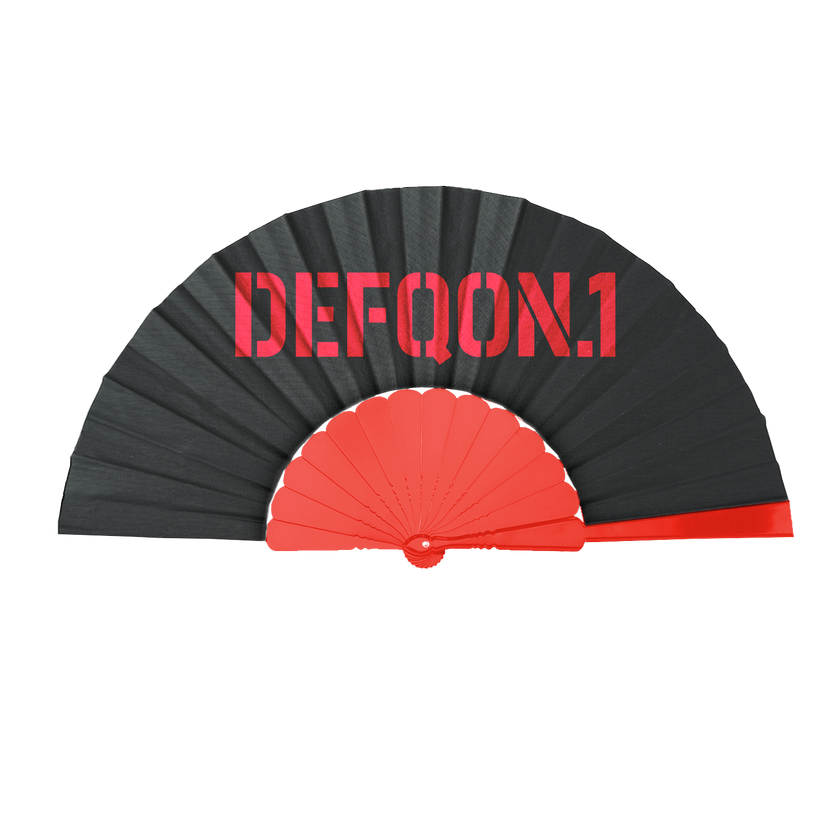 Defqon.1 Red logo handfan