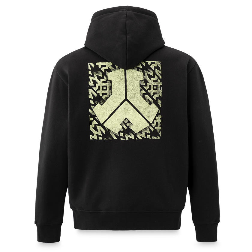 Defqon.1 Lime black Boxy Hoodie-Q-dance Store - Hardstyle merchandise