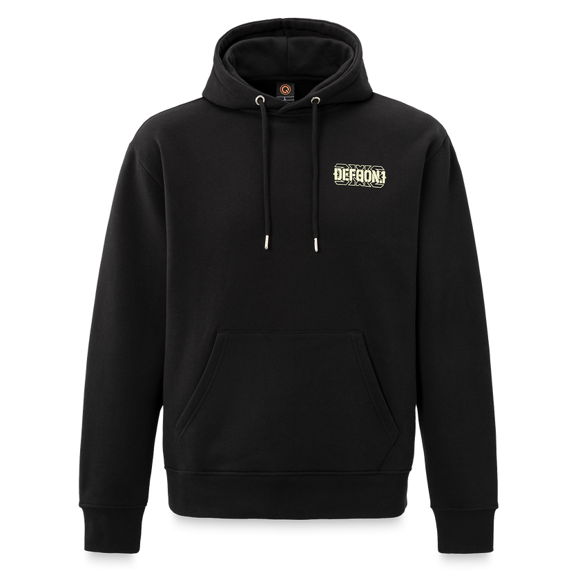 Defqon.1 Lime black Boxy Hoodie-Q-dance Store - Hardstyle merchandise