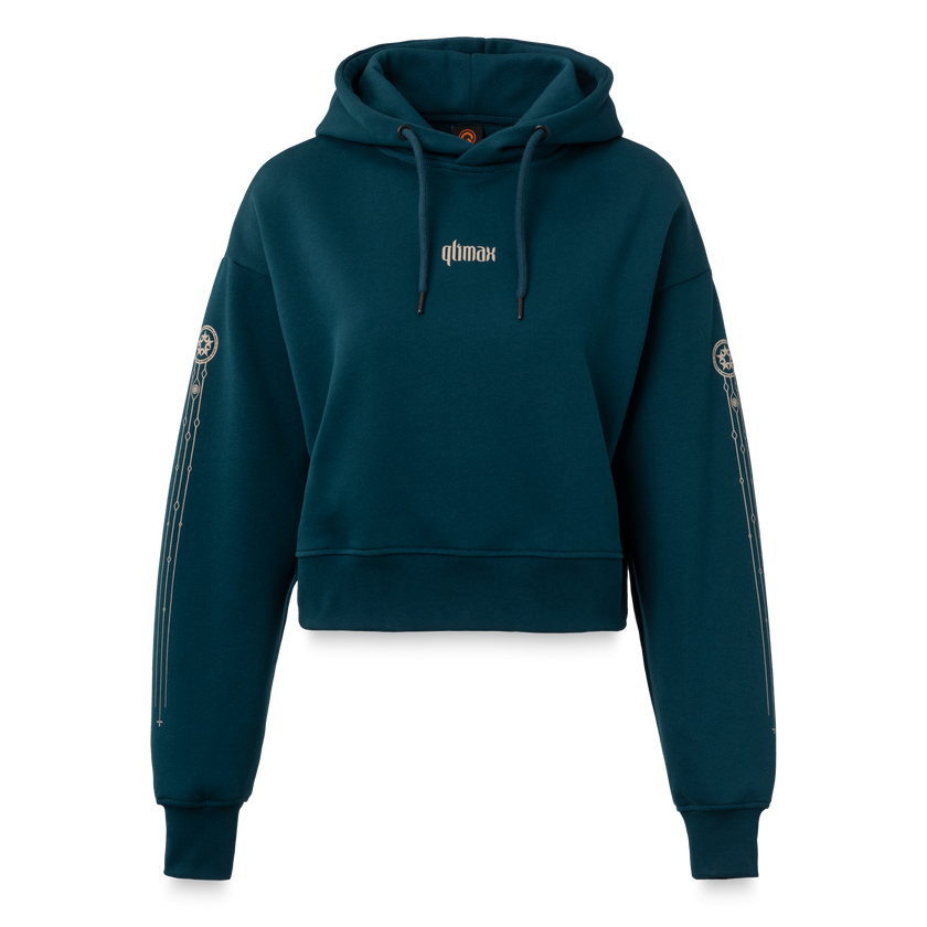 Qlimax Enter the Void cropped hoodie