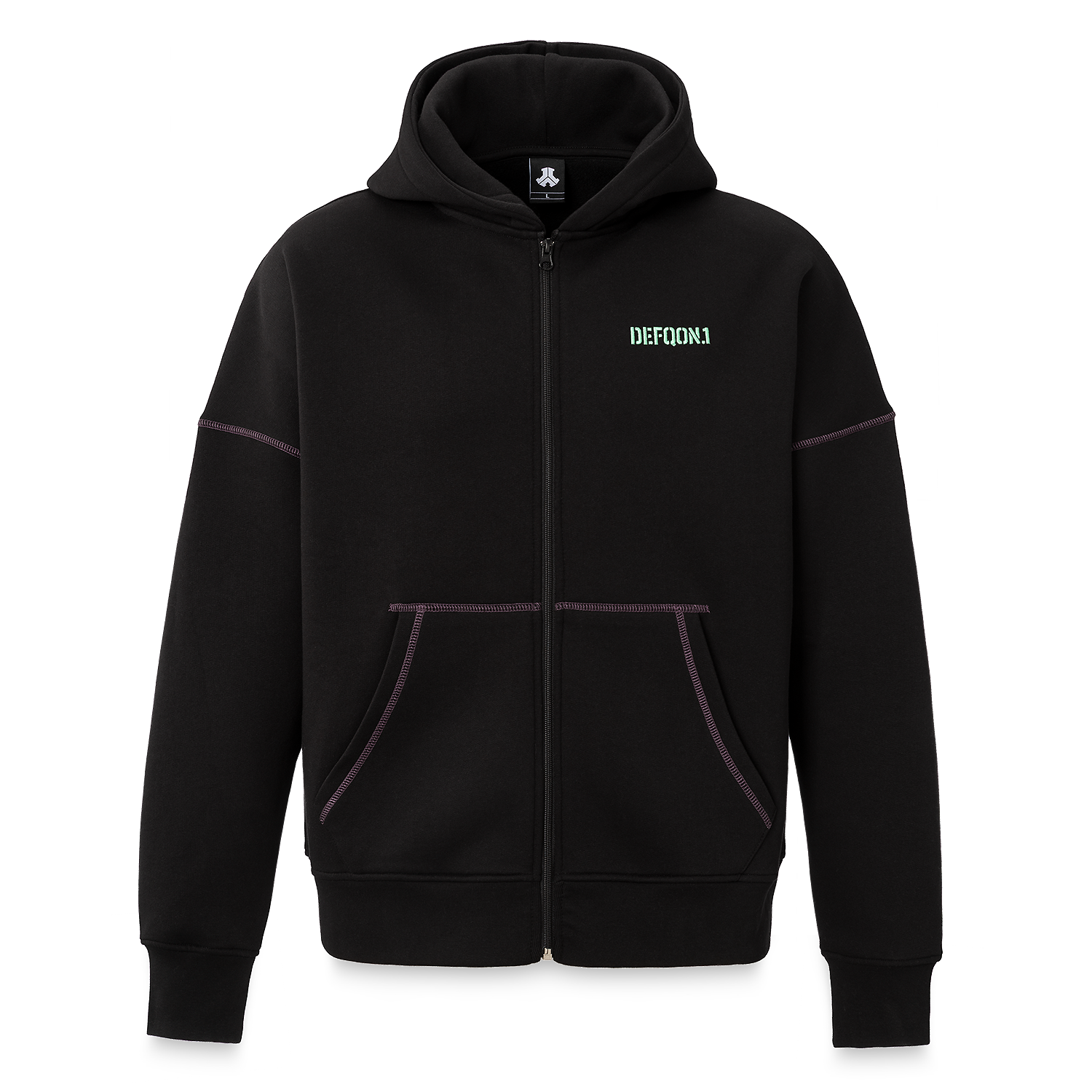 Defqon.1 Hooded Zip Black | Hardstyle Hoodie