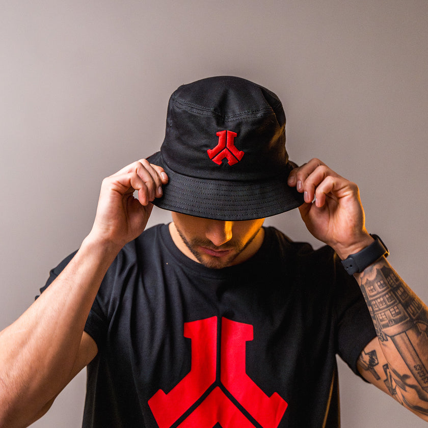 Defqon.1 Red logo bucket hat