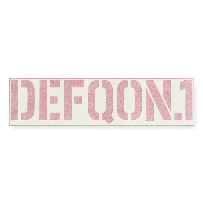 Defqon.1 Red Logo Car sticker