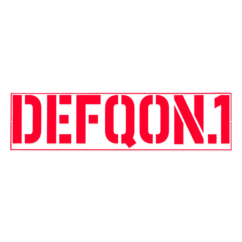 Defqon.1 Red Logo Car sticker