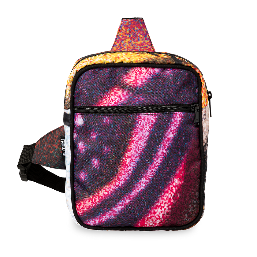 Defqon.1 RED Stage upcycled crossbody bag