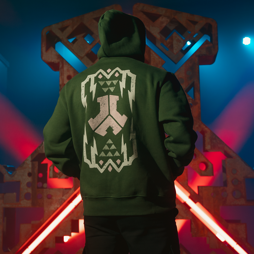 Defqon.1 The Release Dark green Hoodie