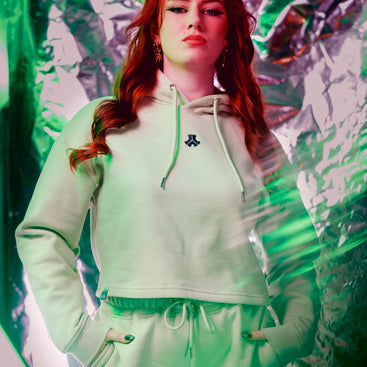 Defqon.1 Cropped Lime Hoodie image