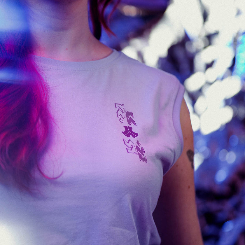 Defqon.1 Lila Boxy Tanktop