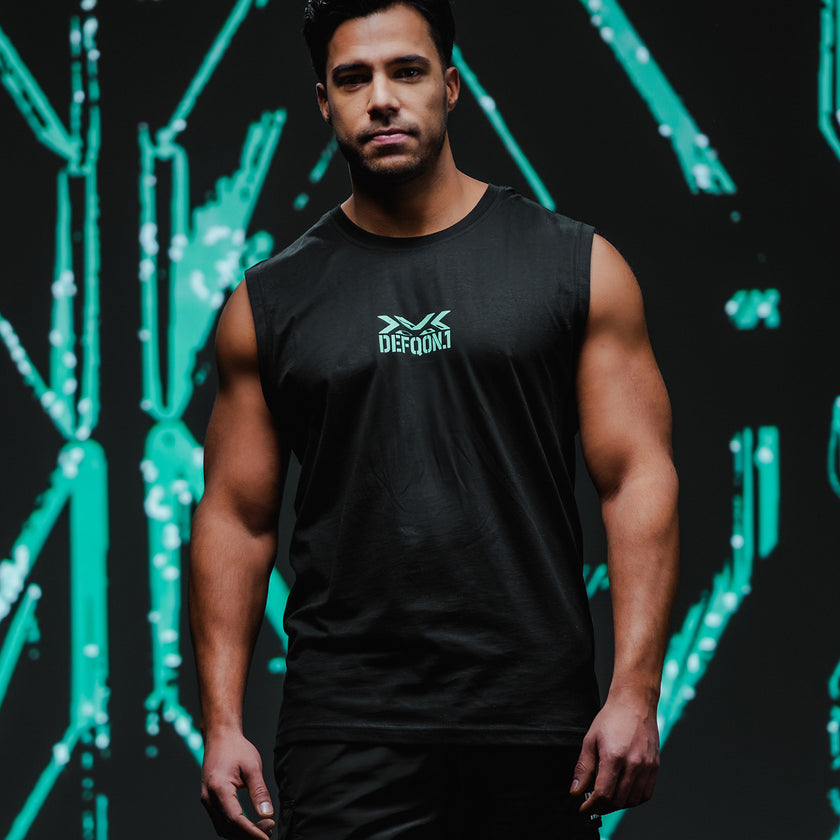 Defqon.1 Round logo Muscle tee