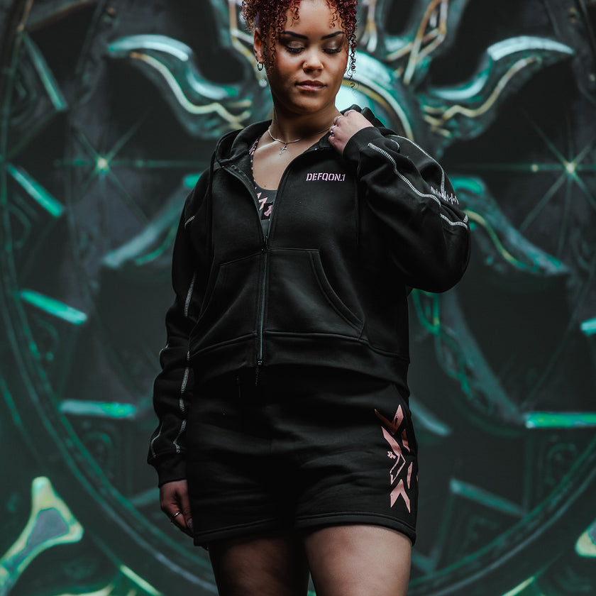 Defqon.1 Black and peach Jogging shorts