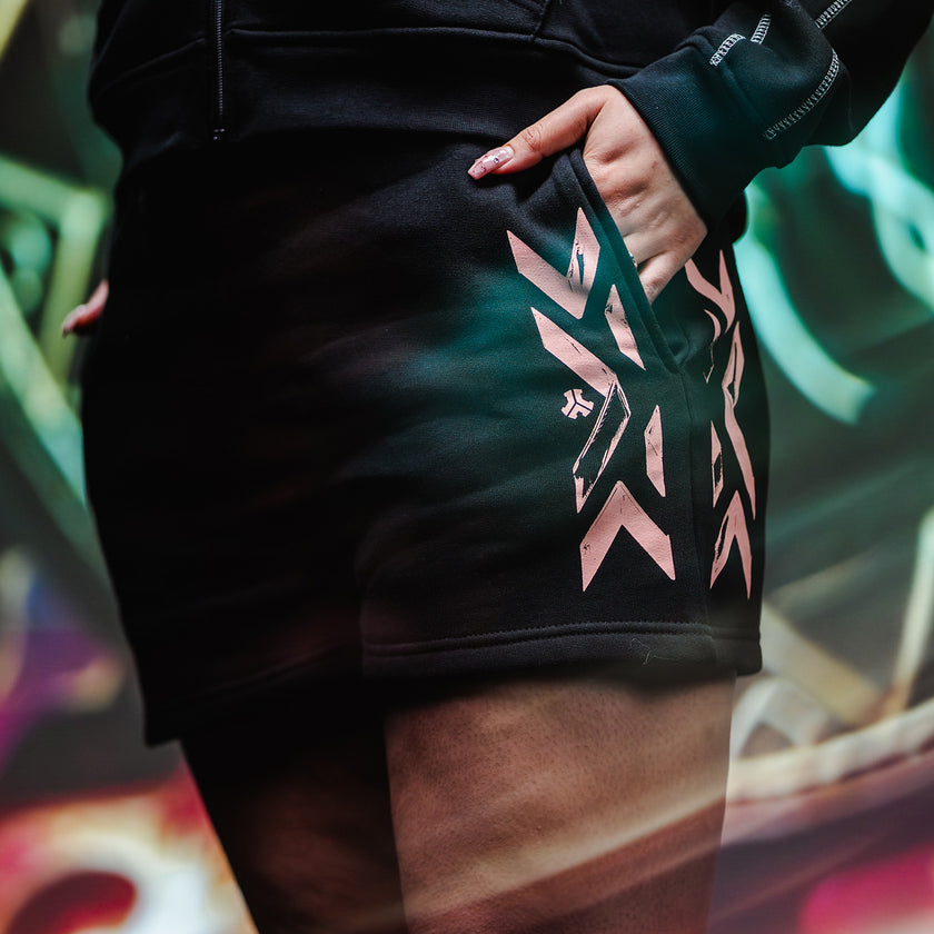 Defqon.1 Black and peach Jogging shorts