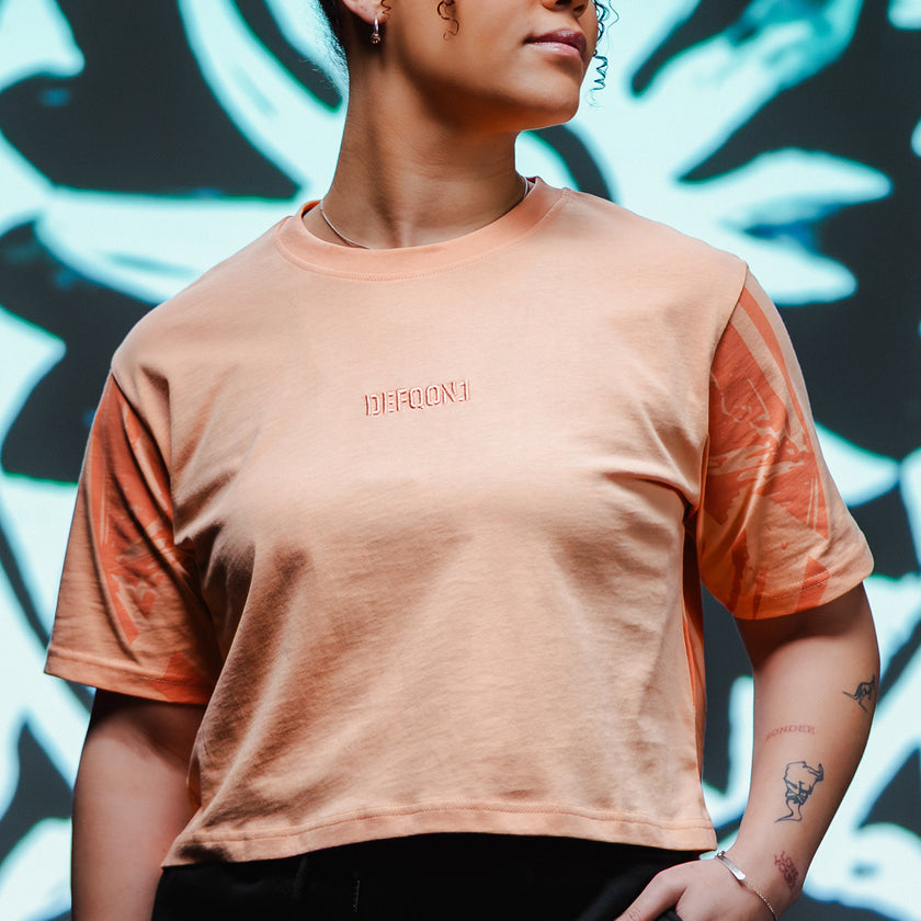 Defqon.1 Peach oversized Short tee