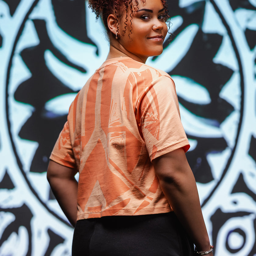 Defqon.1 Peach oversized Short tee