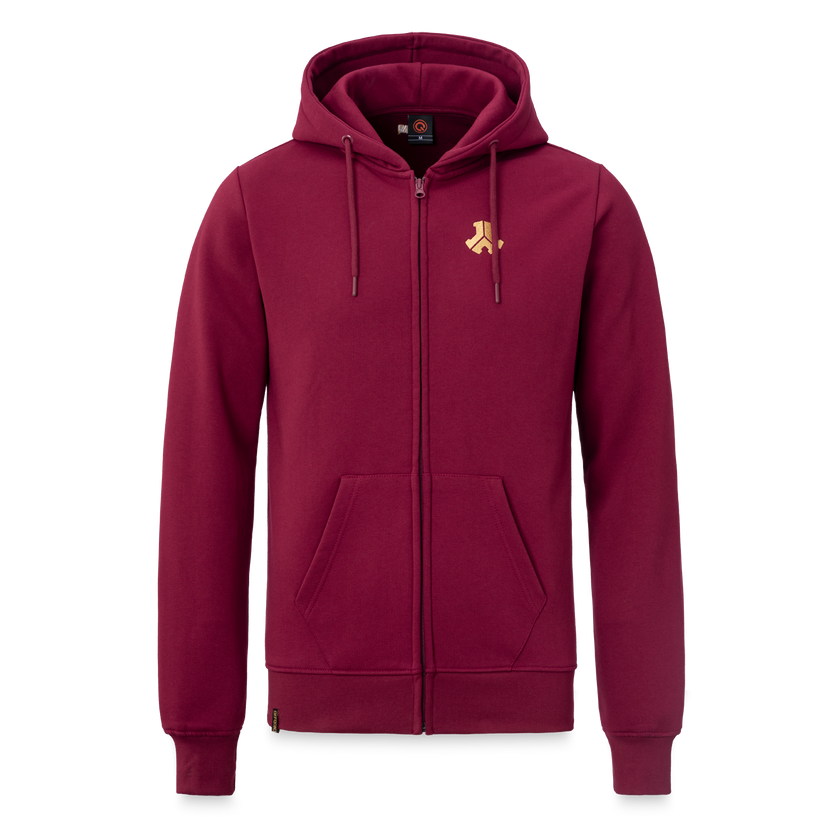 Defqon.1 Essential bordeaux hooded zip