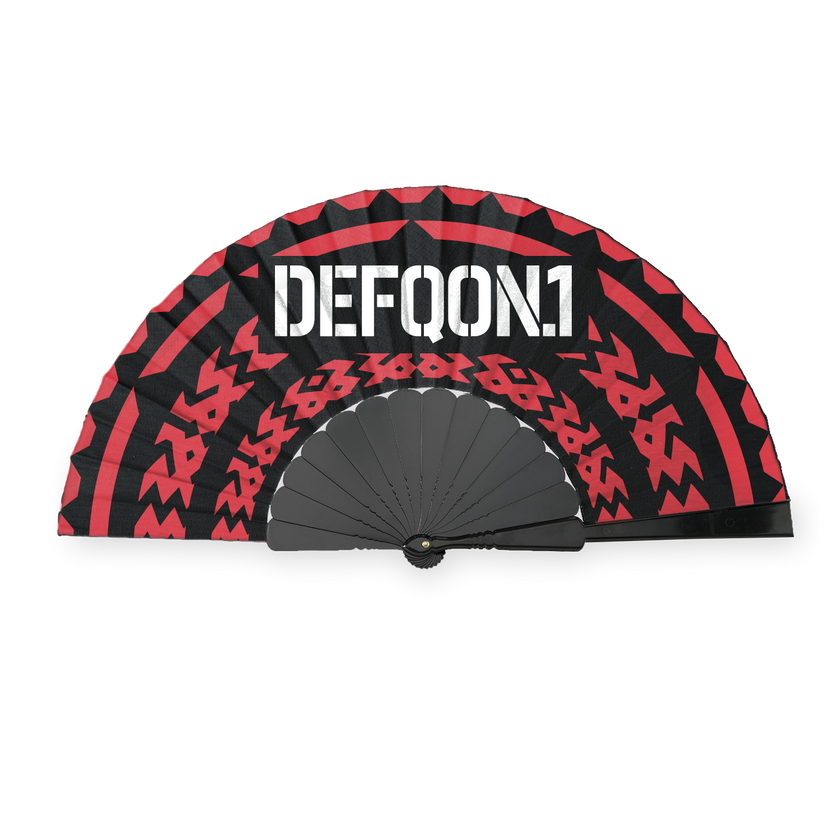Defqon.1 Handfan Event Black/Red Unisex