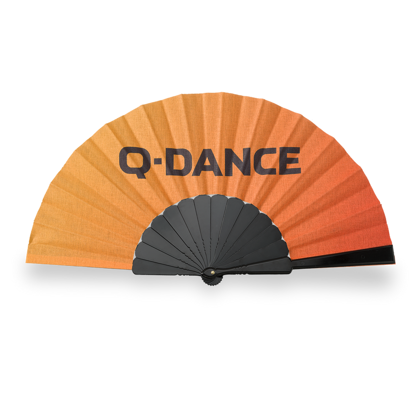 Q-dance Orange handfan