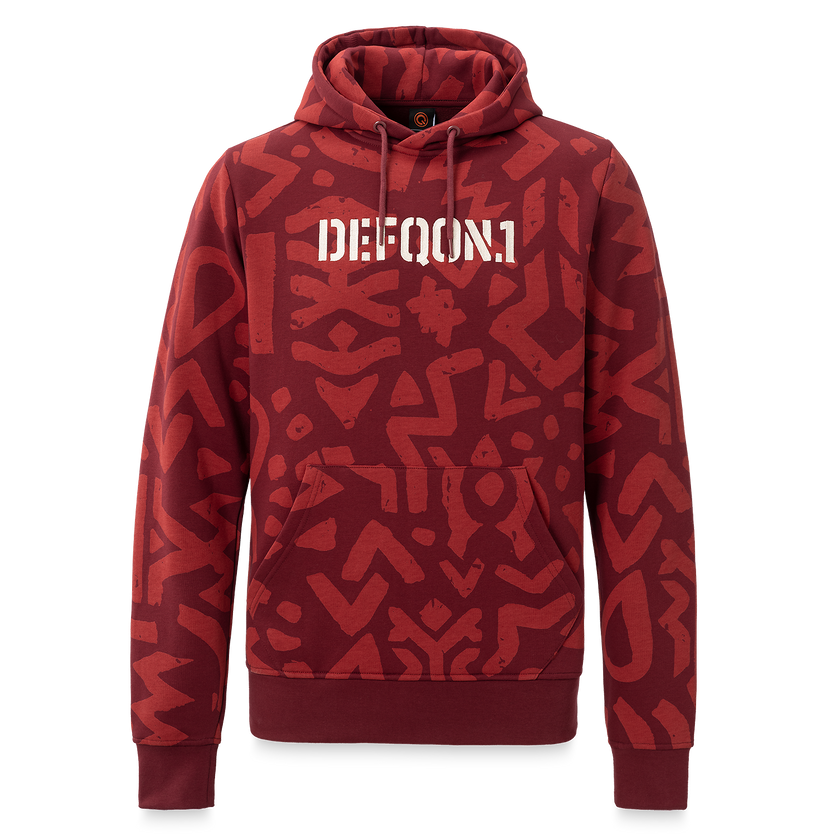 Defqon.1 Red All over print hoodie