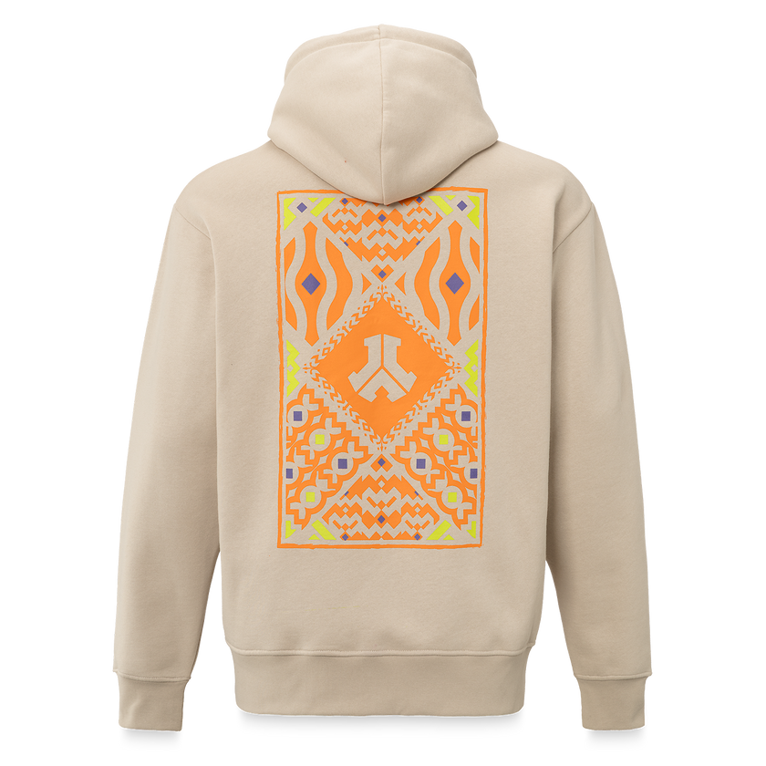 Defqon.1 Hooded Sweater Boxy Event Sand/Orange Men
