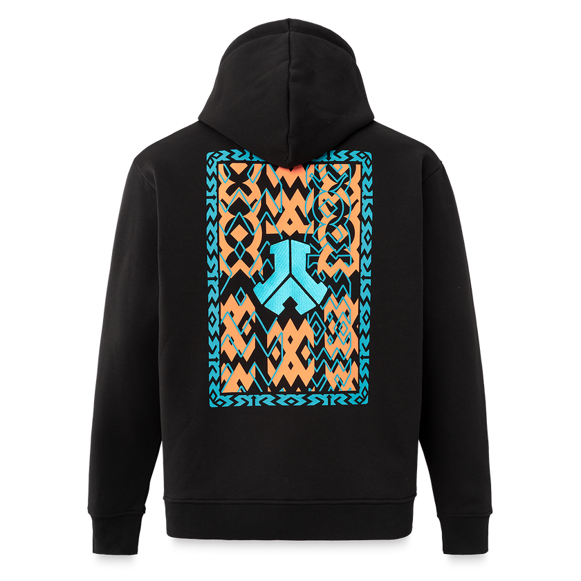 Defqon.1 Hooded Sweater Boxy Event Black/Orange Men
