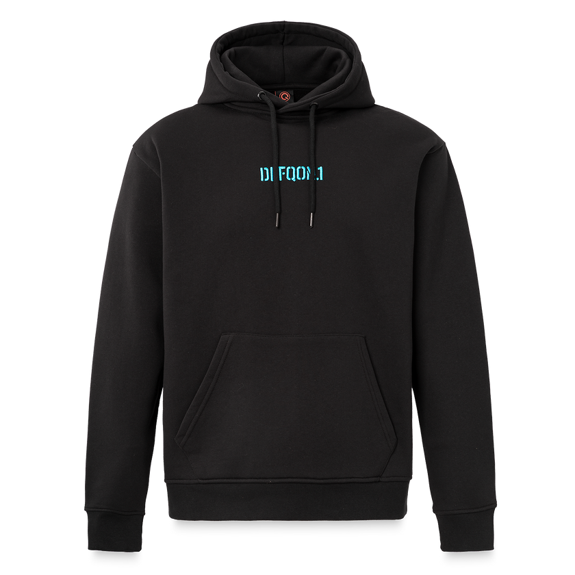 Defqon.1 Hooded Sweater Boxy Event Black/Orange Men