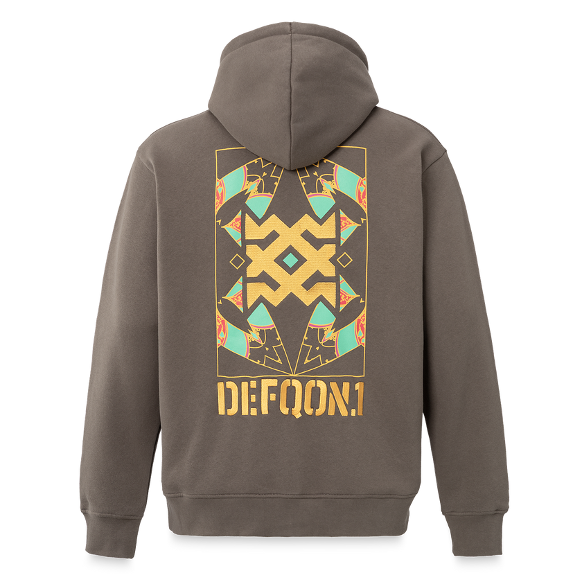 Defqon.1 Kick Off Mole grey Hooded zip