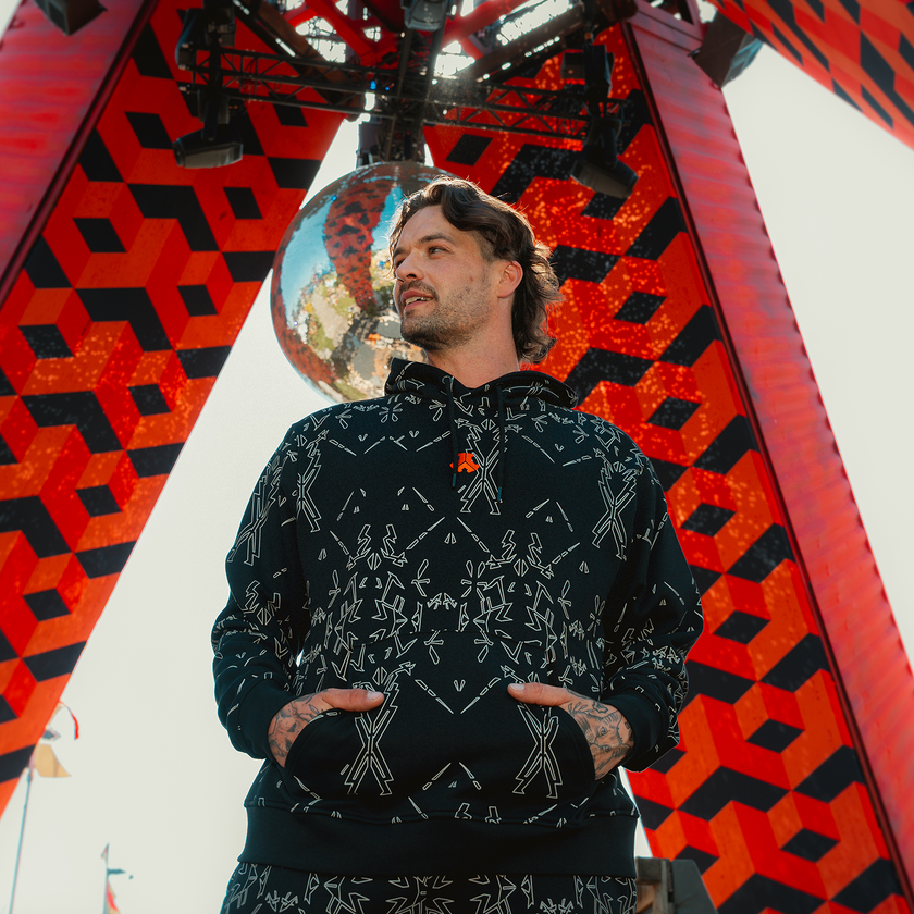 Defqon.1 Black boxy Hoodie