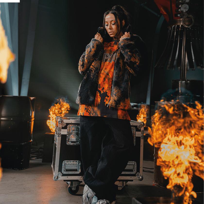 Defqon.1 All Over Flames Hoodie