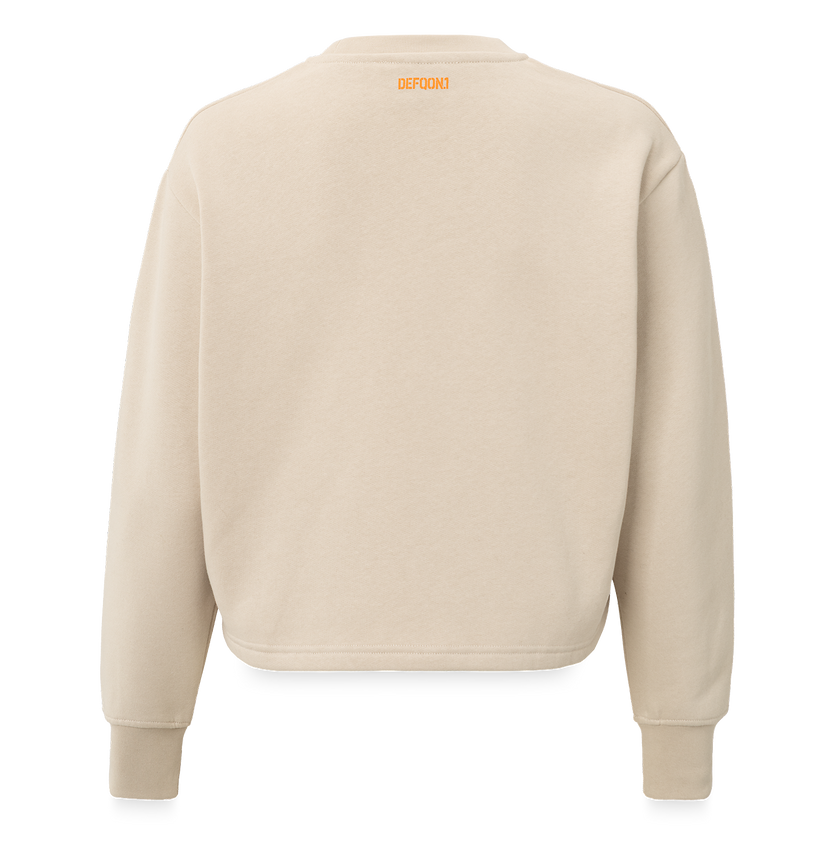 Defqon.1 Sweater Cropped Event Sand Women
