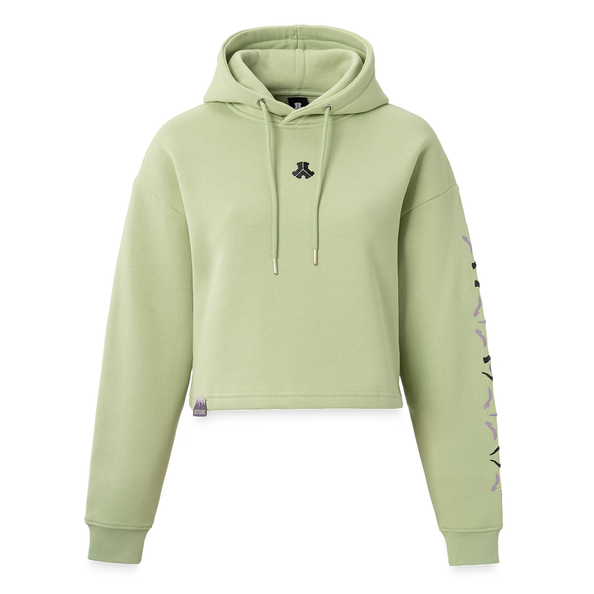 Defqon.1 Cropped Lime Hoodie