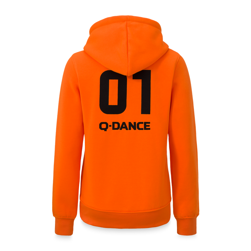 Q-dance Orange Hoodie