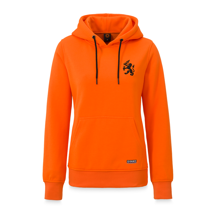 Q-dance Orange Hoodie