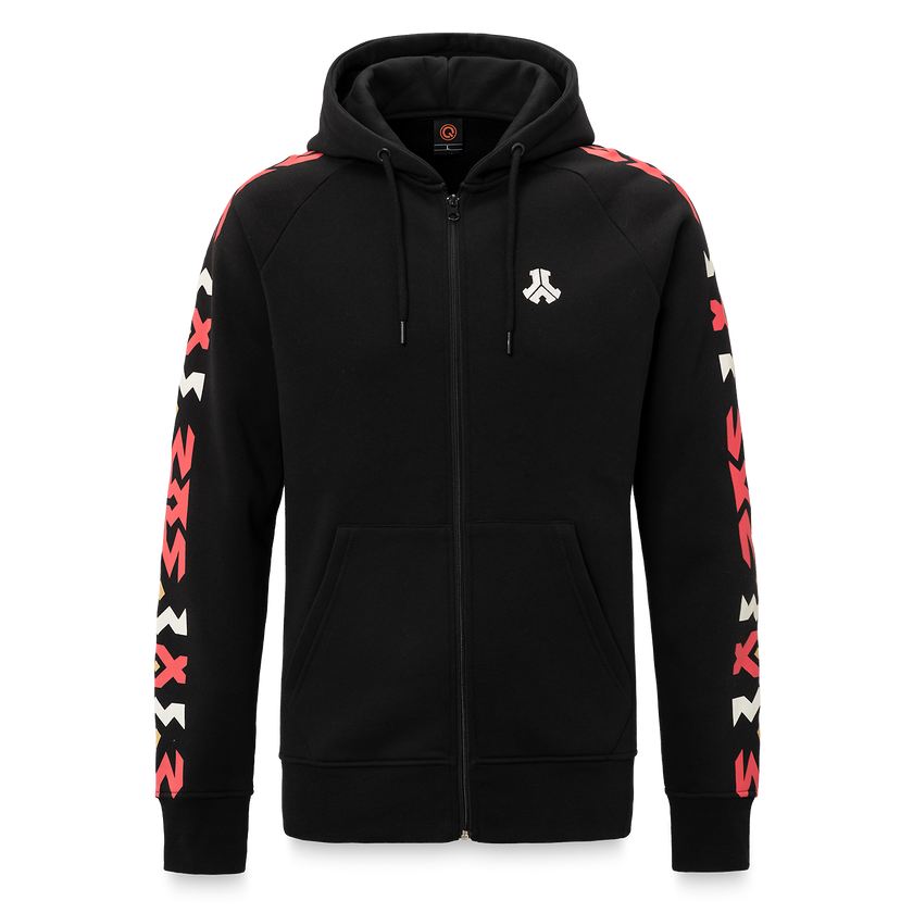 Defqon.1 Hooded Zip Event Sleeves Black Men