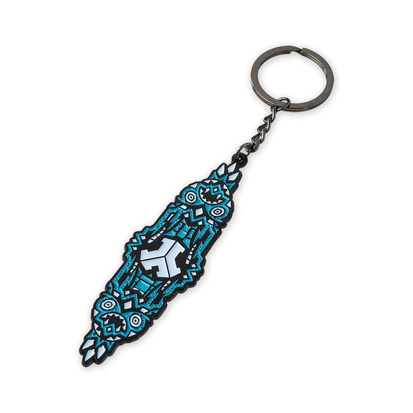 Defqon.1 Metal Blue Keychain