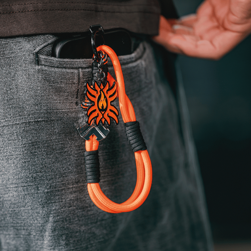 Defqon.1 Flames Keychain/Phone Cord