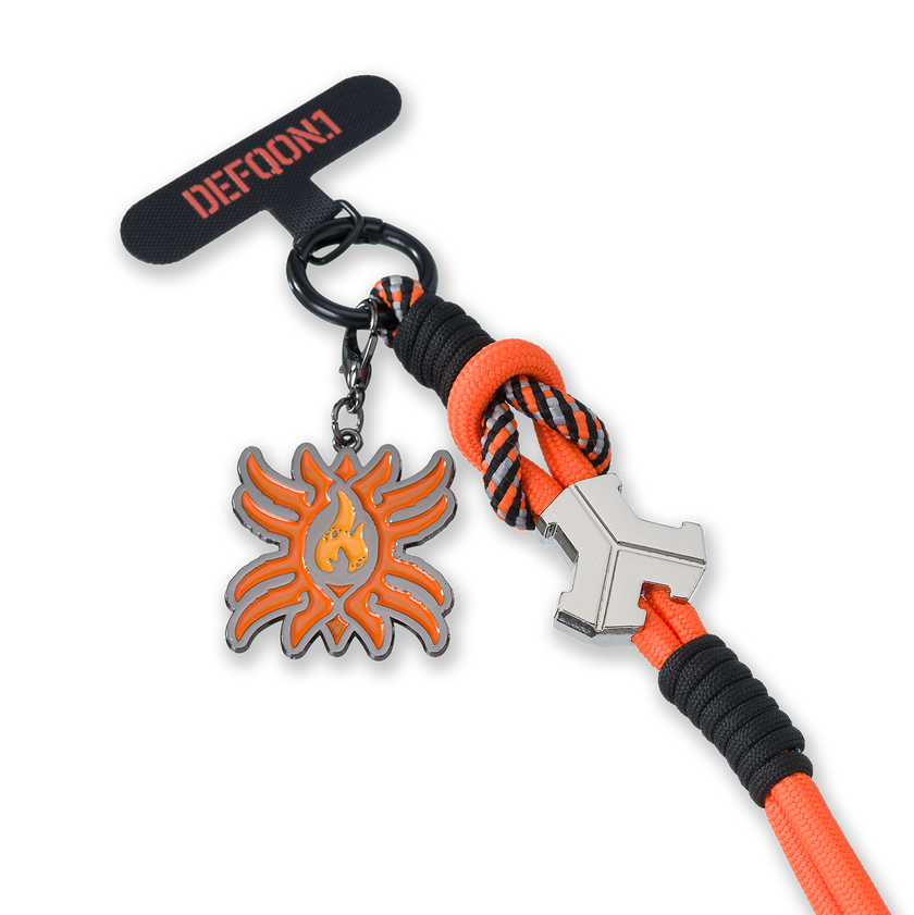 Defqon.1 Flames Keychain/Phone Cord