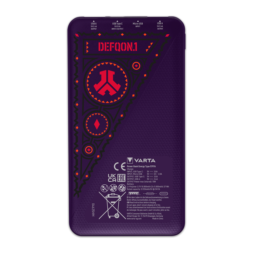 Defqon.1 x VARTA Powerbank