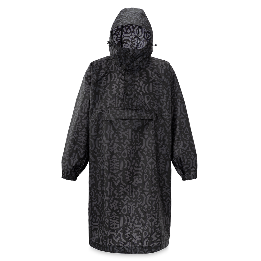 Defqon.1 Poncho All Over Black Unisex