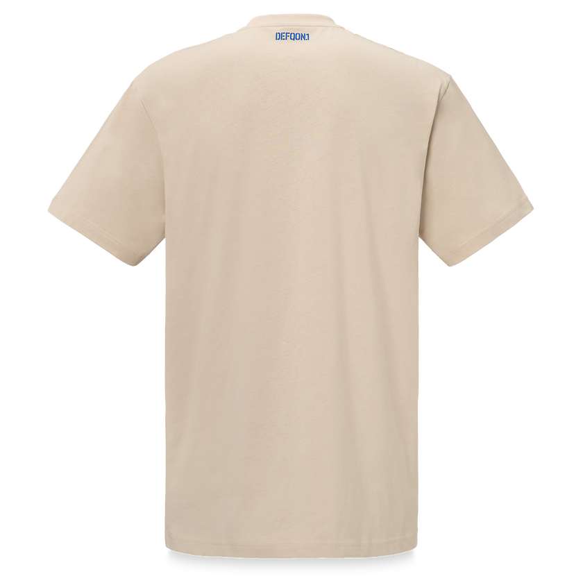 Defqon.1 T-Shirt Event Sand/Marine Blue Men