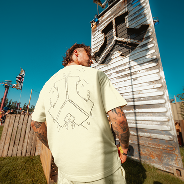 Defqon.1 embroidery Butter Yellow T-shirt image
