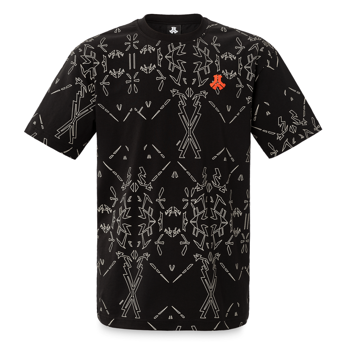 Defqon.1 Hardstyle All Over T-Shirt Black | Q-dance