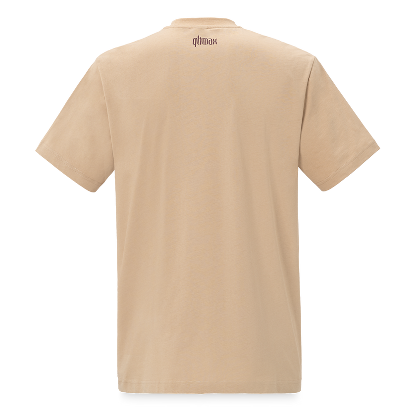 Qlimax Oversized taupe T-shirt